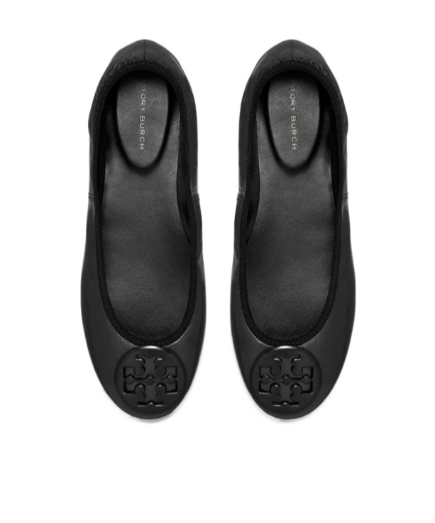 Tory Burch Reva Ballet Flats In Black