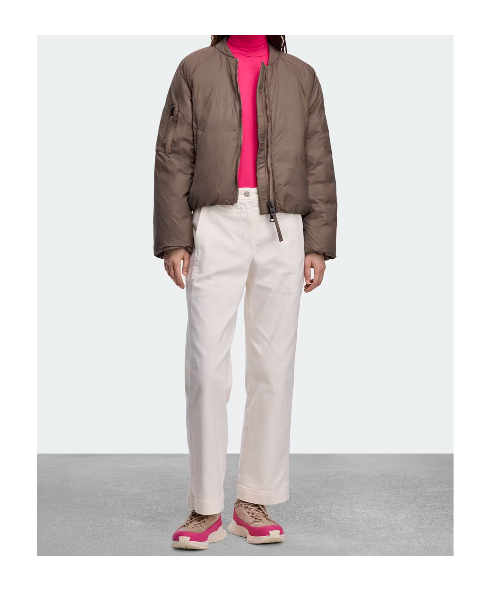 Canada Goose Elba Bomber In Brown