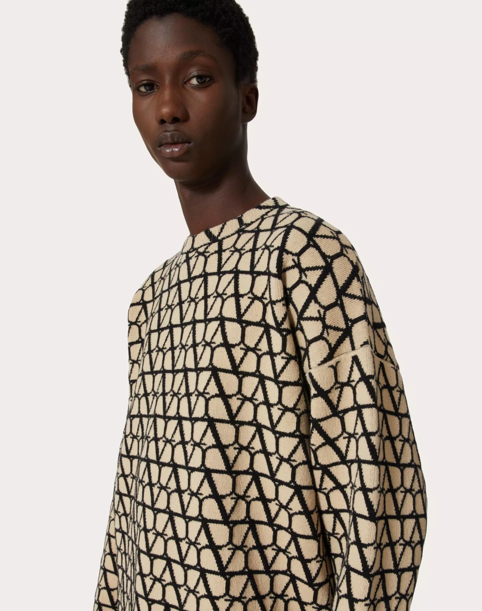Valentino Toile Iconographe Crewneck Jumper In Multi