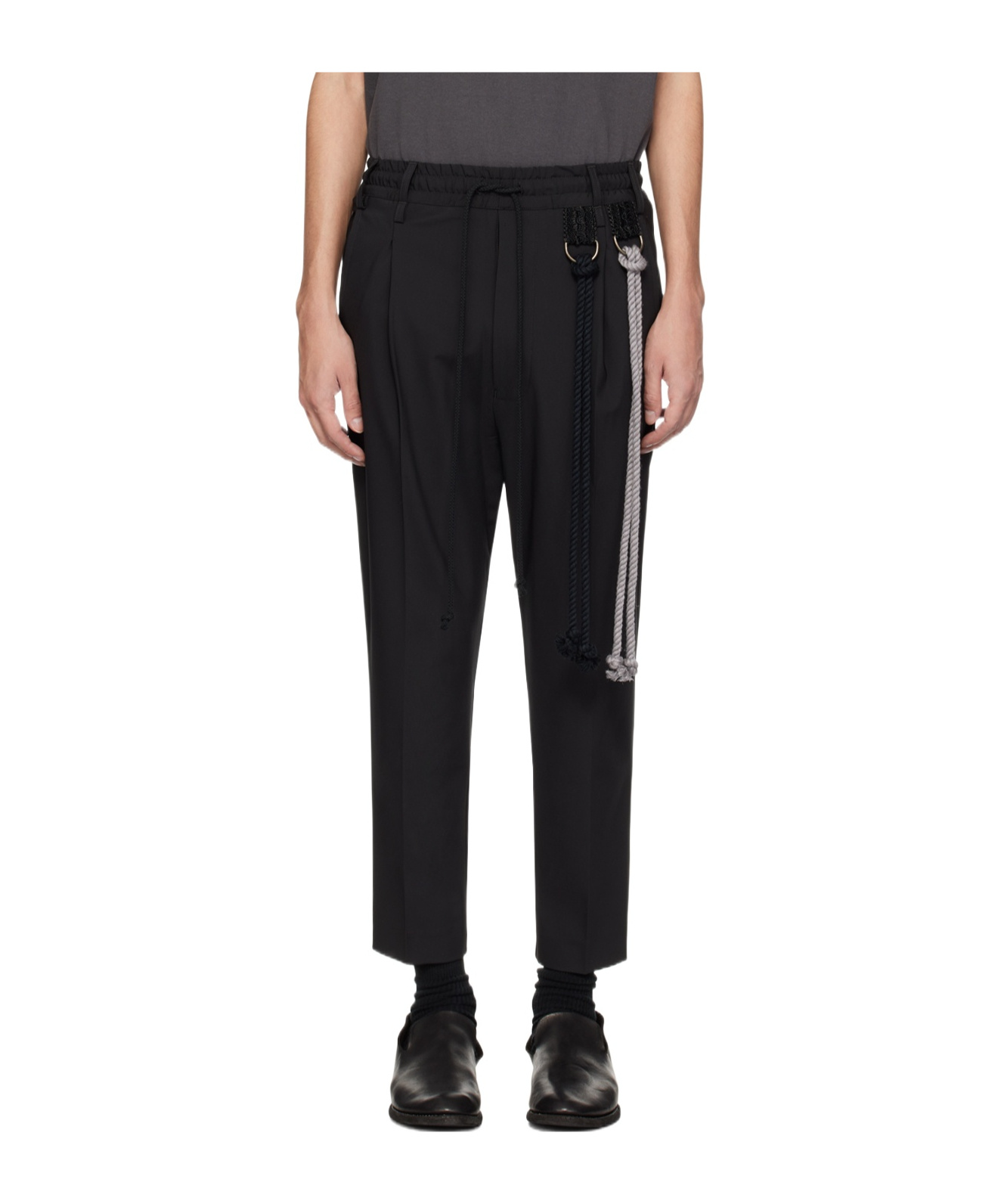 SONG FOR THE MUTE LANYARD BELT LOOP CASUAL PANTS