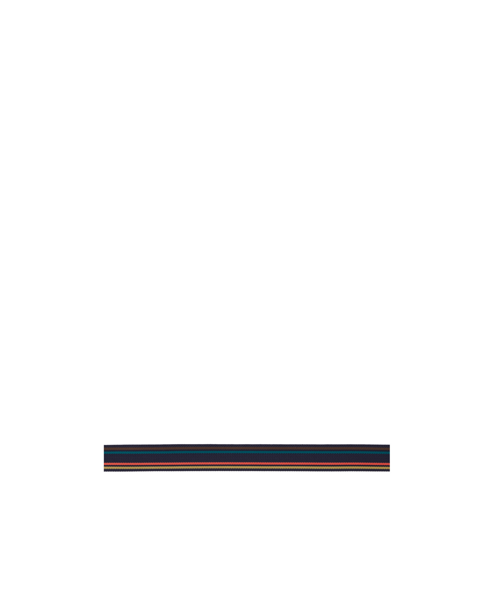 Paul Smith Stripe D-ring Belt In Black