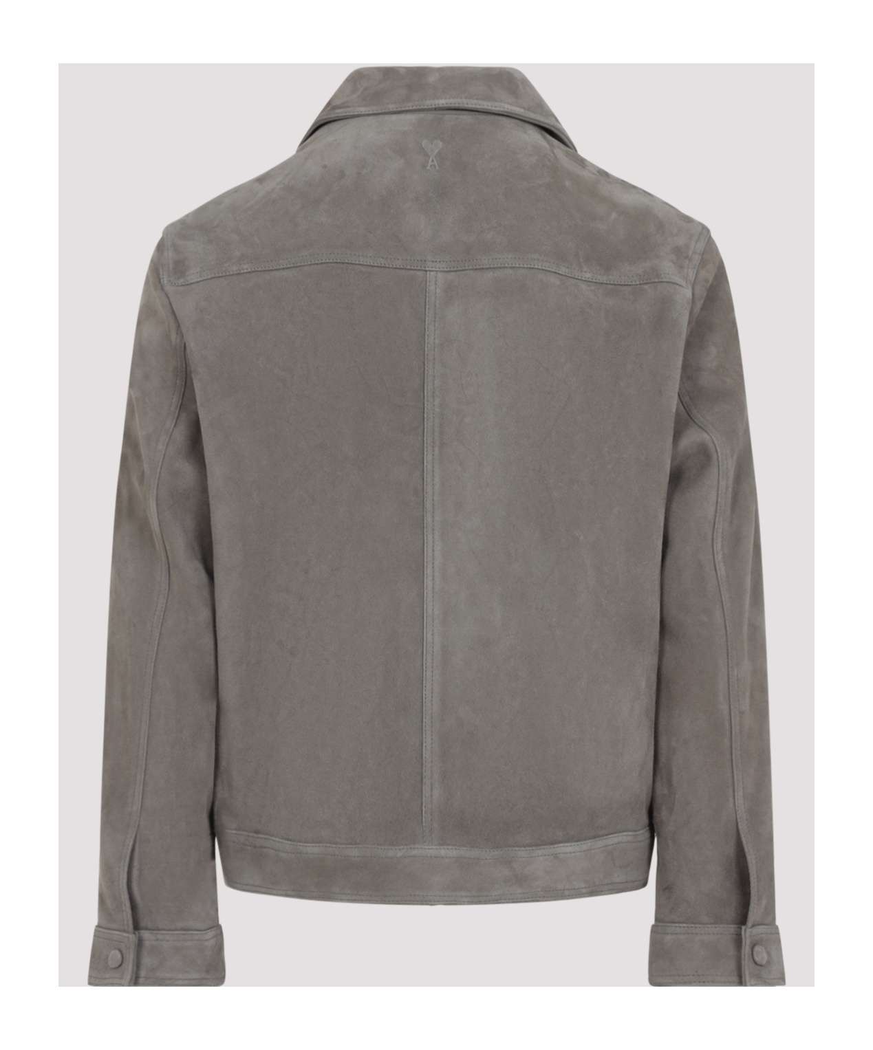 Ami Alexandre Mattiussi Ami Paris Jacket In Gray