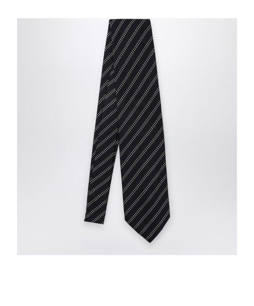 Destin Surl Pointed Tie In Black