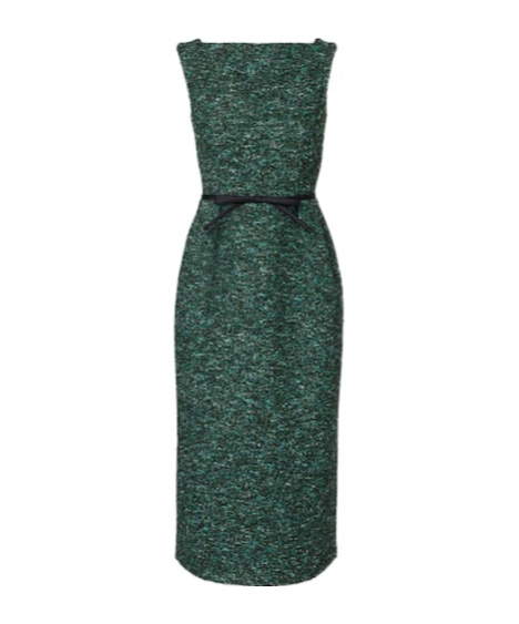 ERDEM TWEED MIDI DRESS