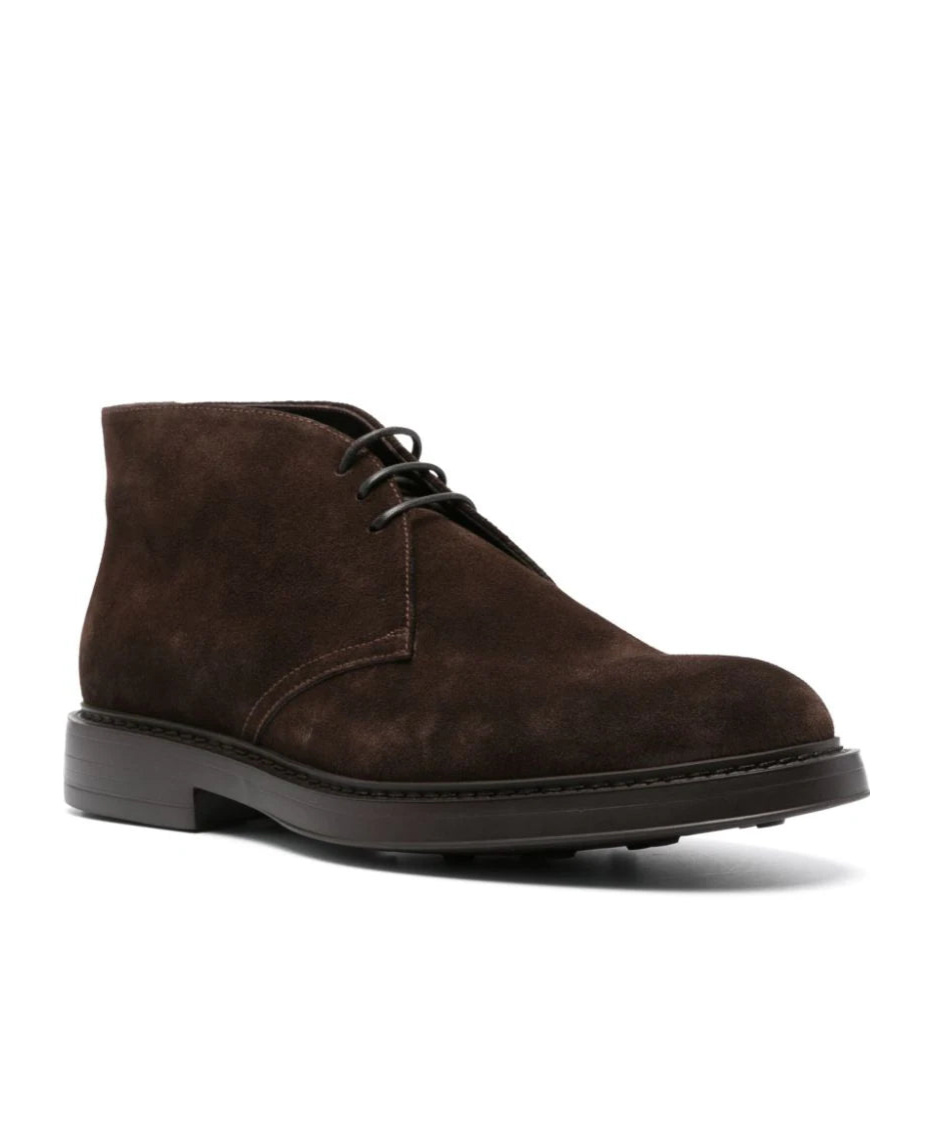 Doucal's Suede Boots In Black