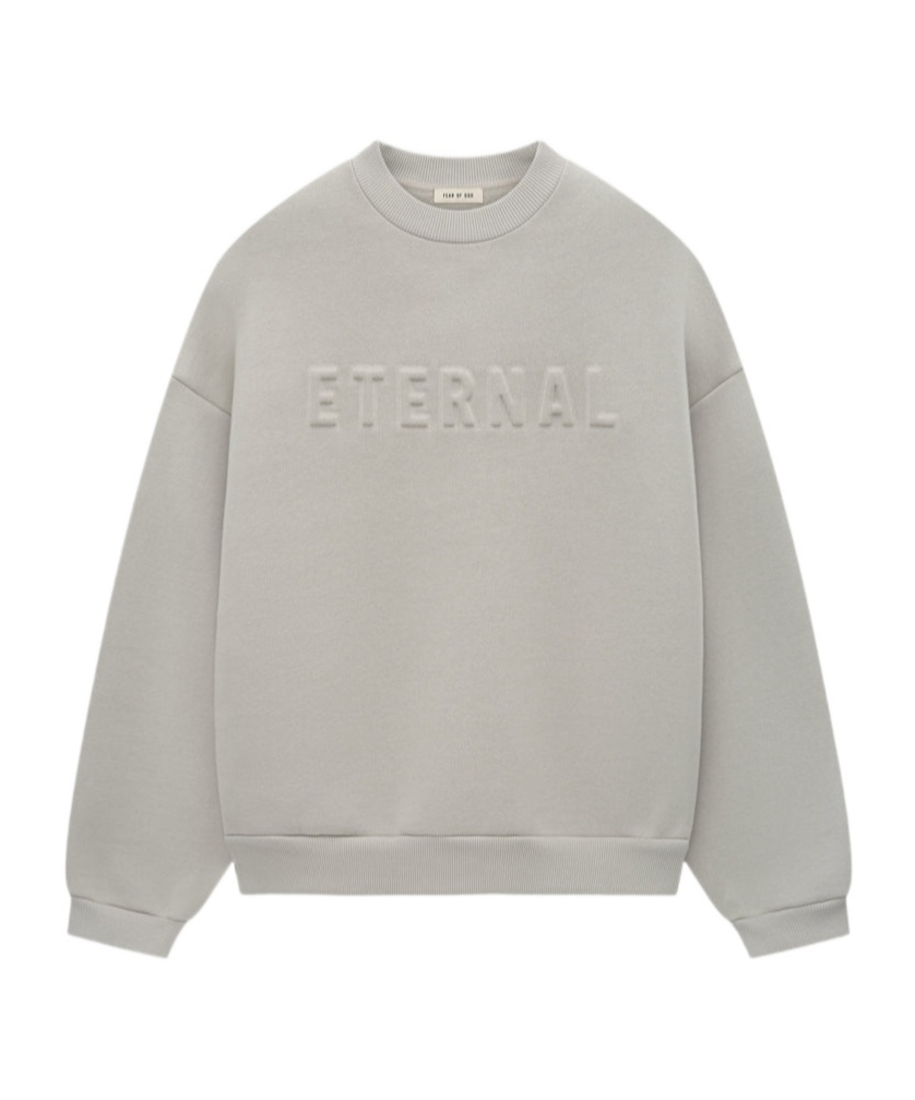 Fear Of God Long Sleeve Sweatshirt In White