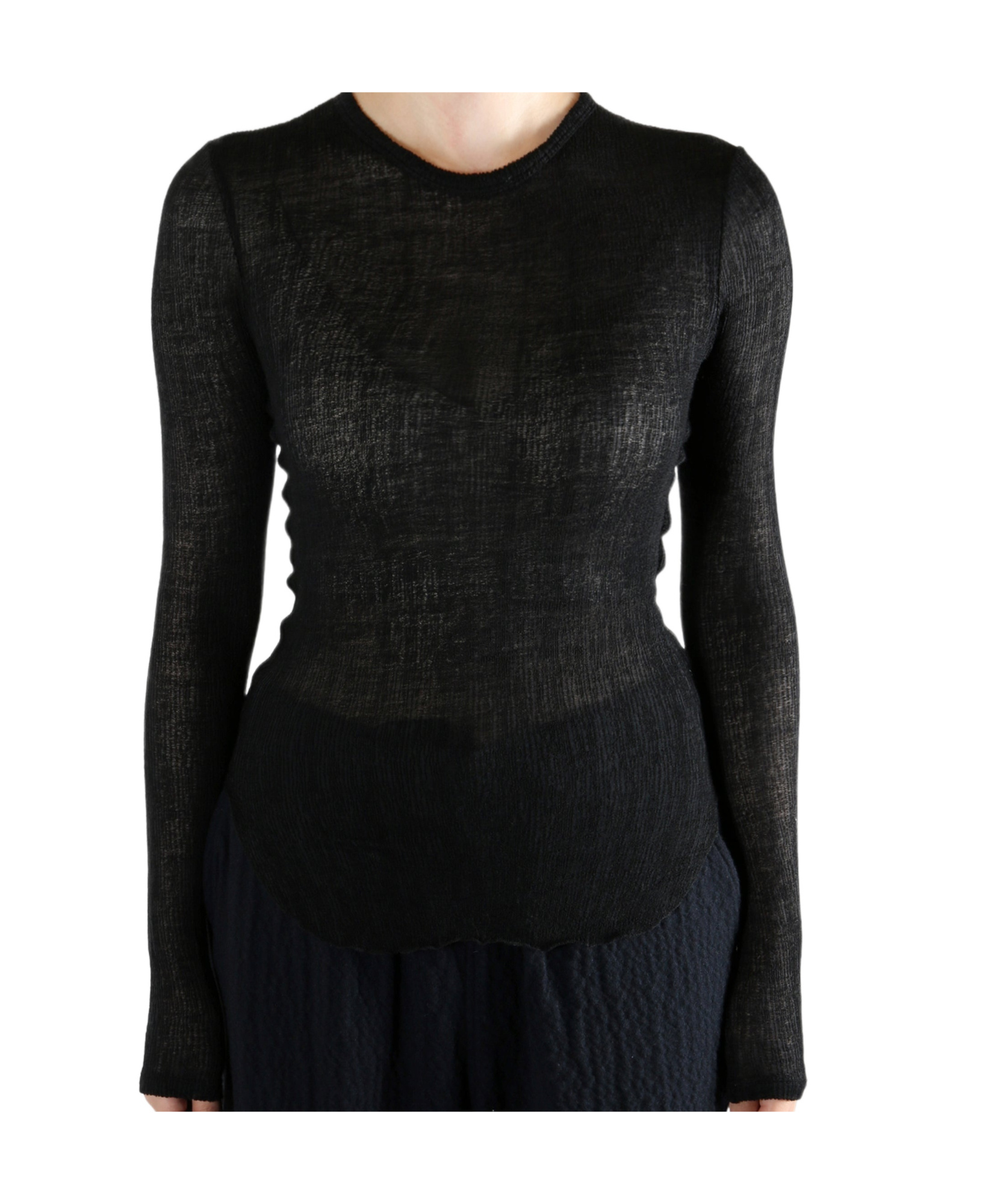 Ann Demeulemeester Pleated Blouse In Black