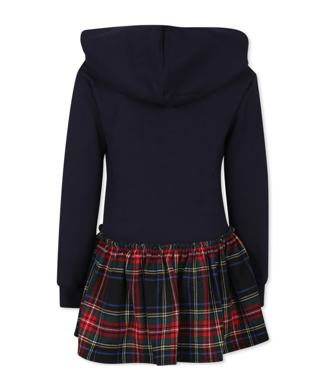 DOLCE & GABBANA DOLCE  GABBANA KIDS FLORAL PRINTED TARTAN JERSEY DRESS