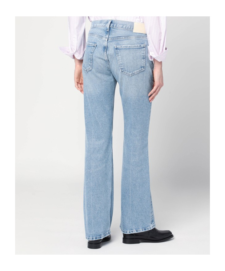 Citizens Of Humanity Florence Wide Straight In Scout In Light Vintage Indigo