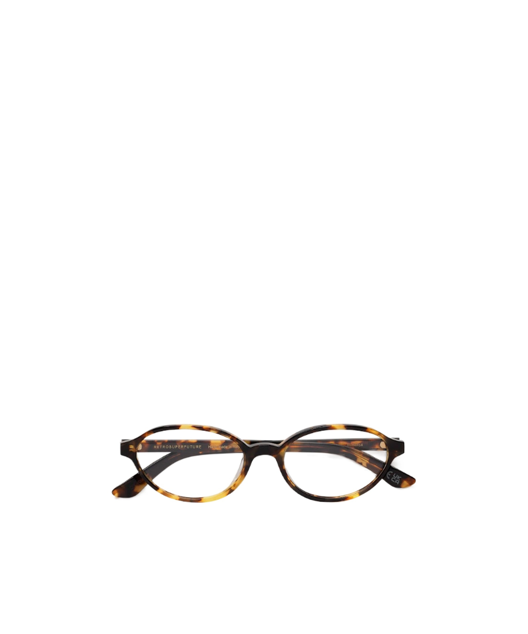 Retrosuperfuture Geometric Plano Mirror In Black