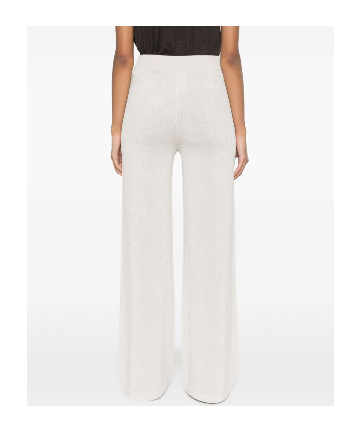 Peserico Lurex Trousers In White