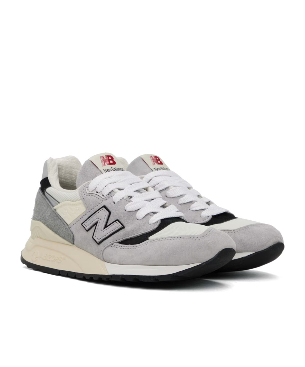 New Balance 998 Made In Usa 'grey' Sneakers In Gray