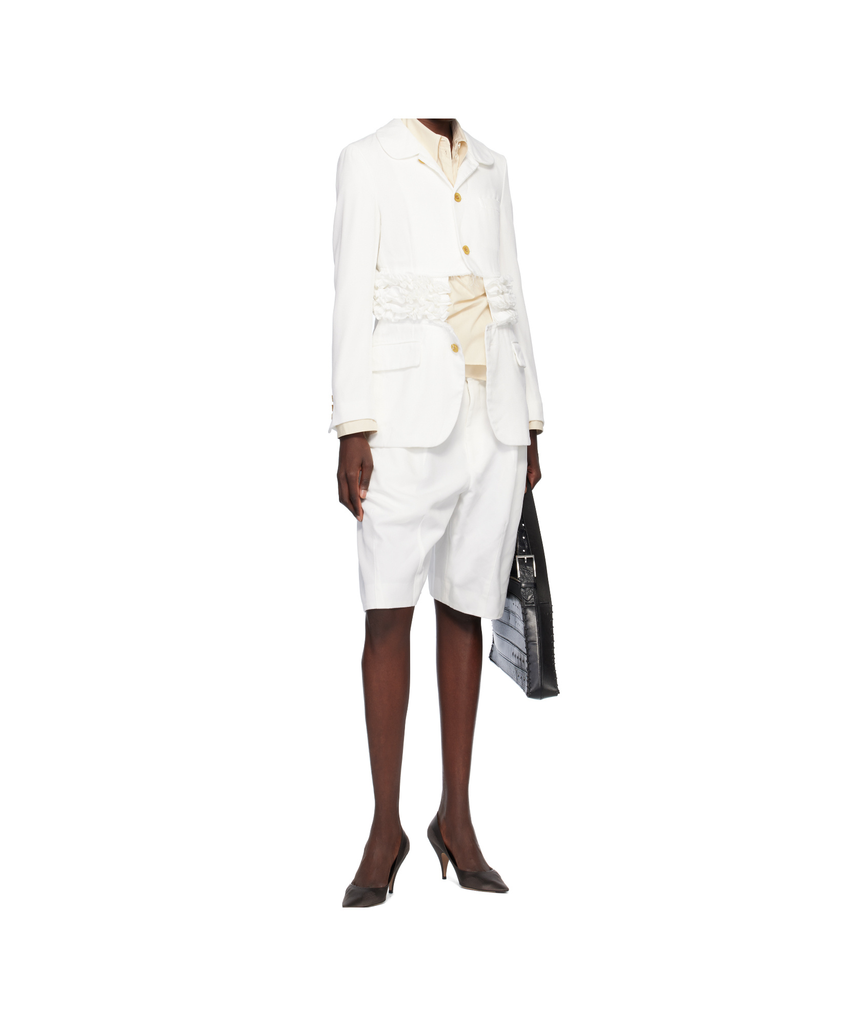 COMME DES GARÇONS LONG-SLEEVED SUIT JACKET 