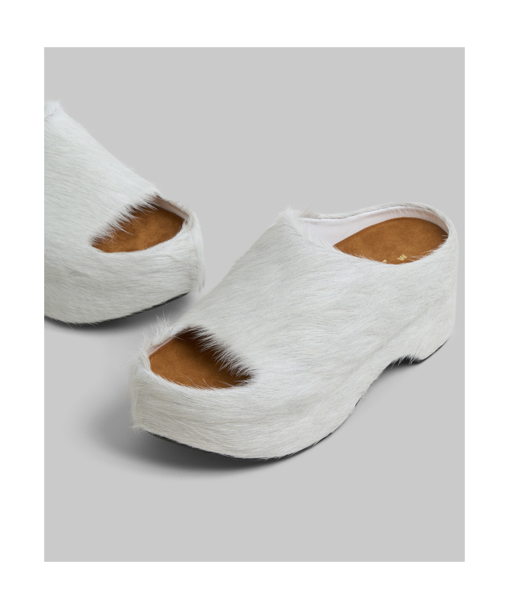 Marni Heeled Sandals Woman Color White In Gray