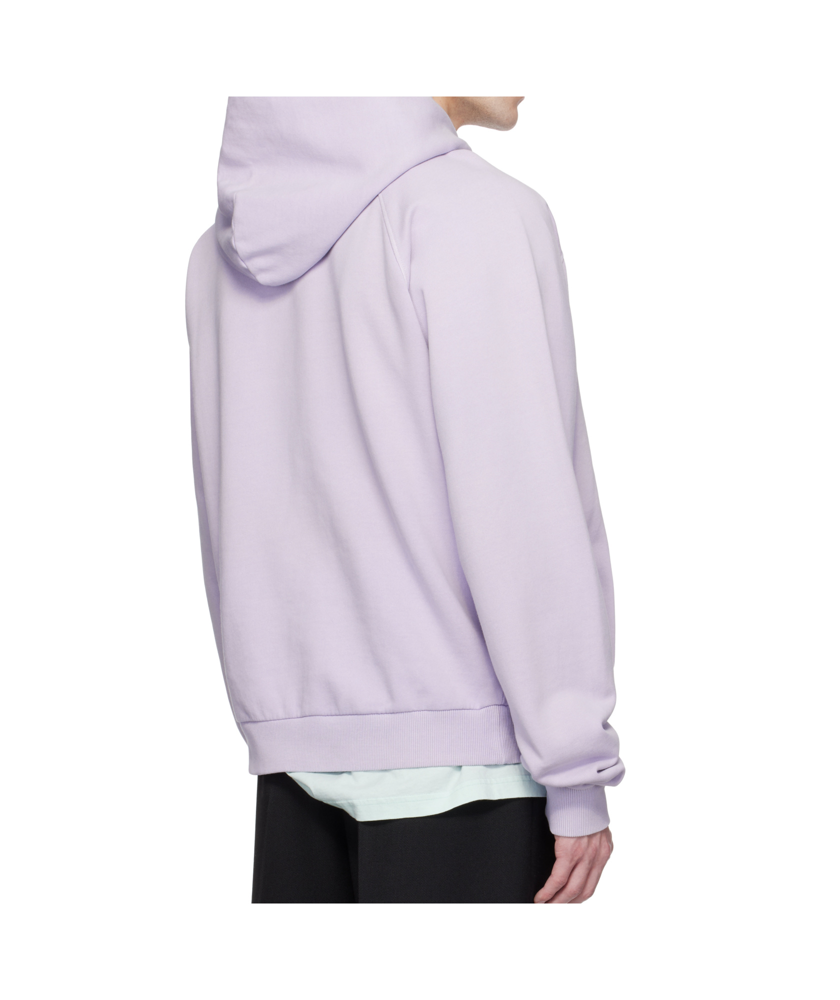 Shop Martine Rose High On Hope Hoodie In Lilac