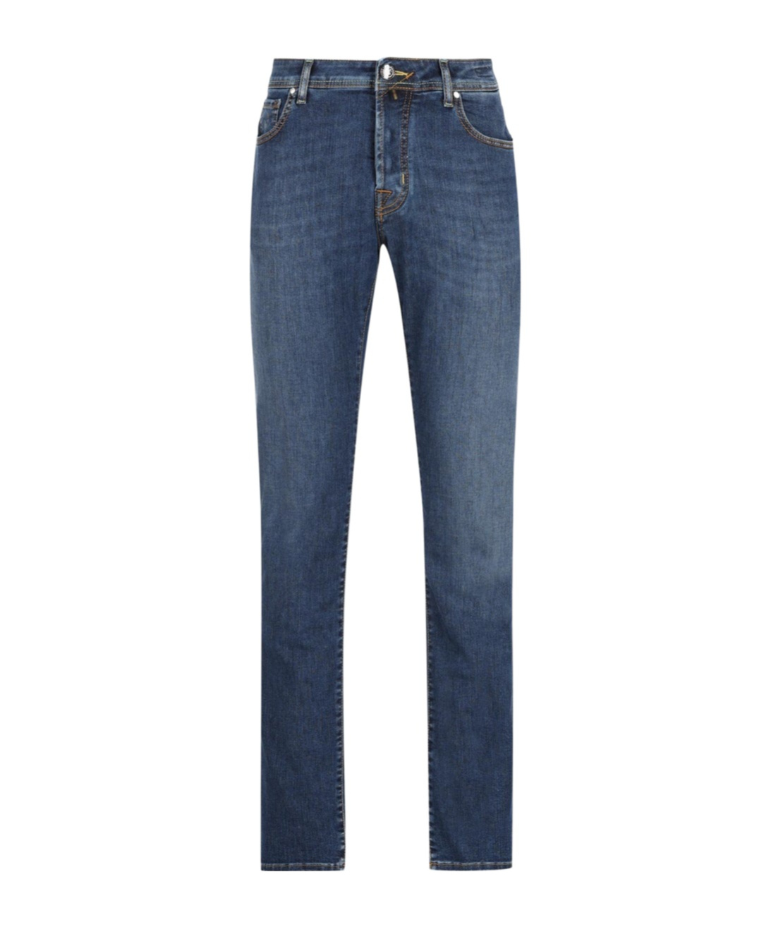 Jacob Cohen Belt Loop Denim Trousers In Blue