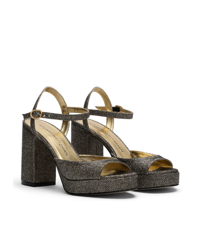 Stuart Weitzman Platform Sandals In Black