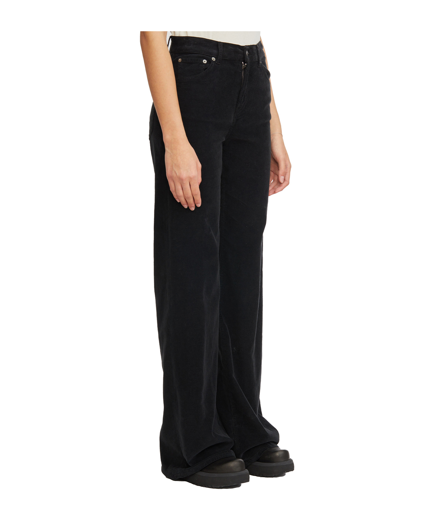 Dondup Logo Patch Track Pants In Black