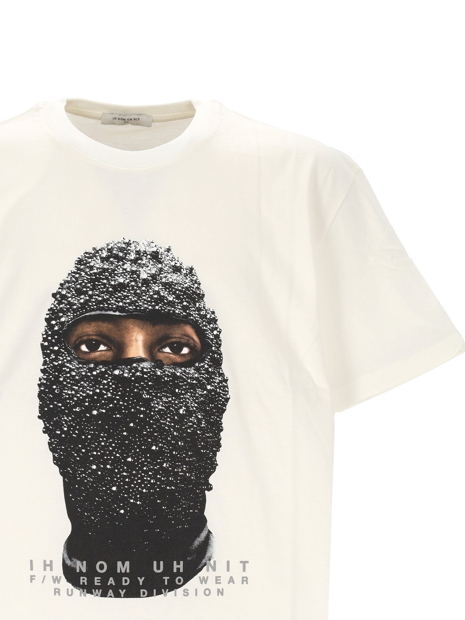 Ih Nom Uh Nit Black Mask Sweatshirt In White