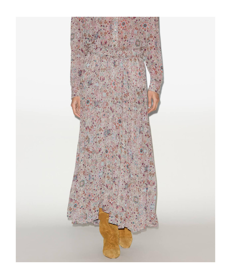 Isabel Marant Besma Skirt In Brown