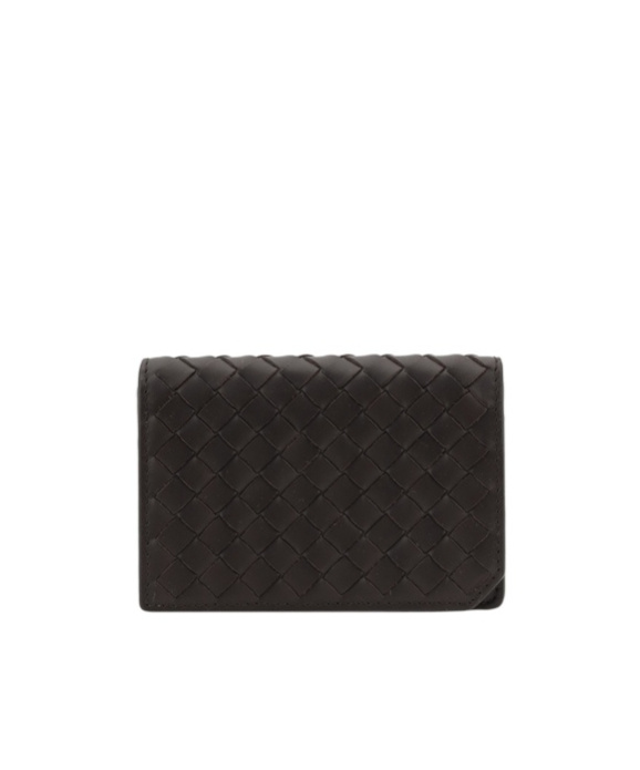 Bottega Veneta Flip Wallet In Black