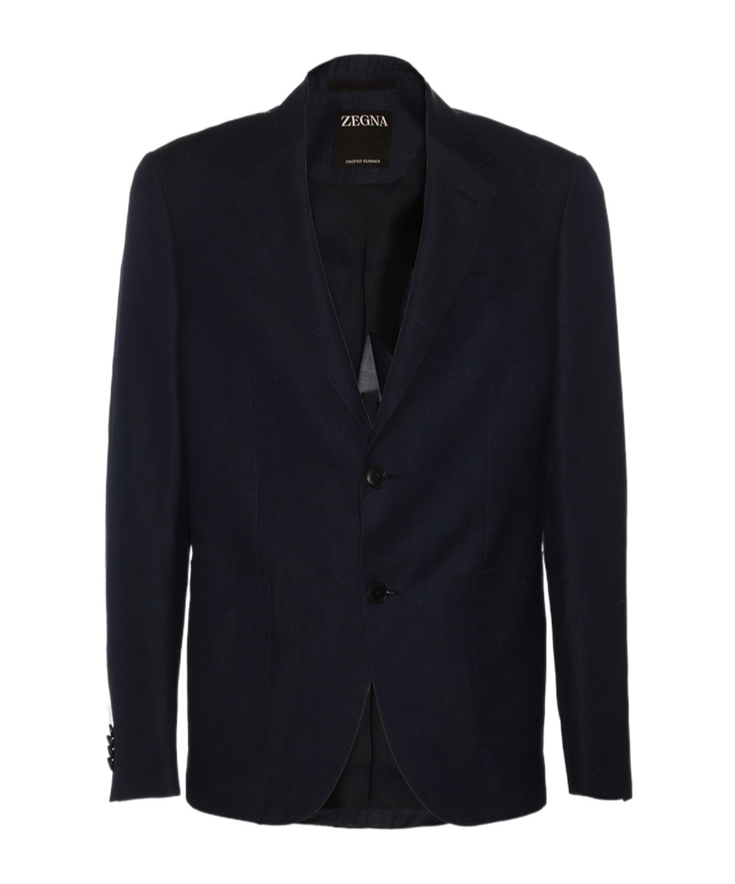 Zegna Z Single-breasted Tailored Blazer In Black
