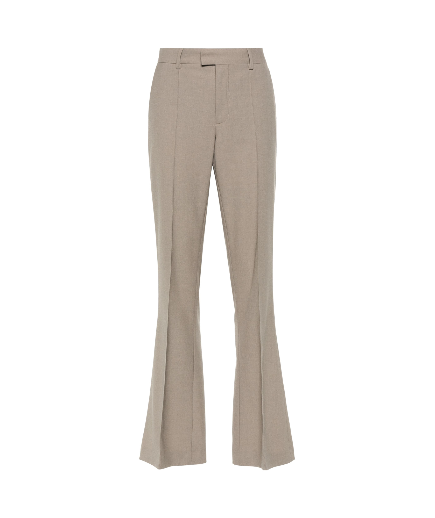 Shop Closed Denair Flared Trousers In Nude