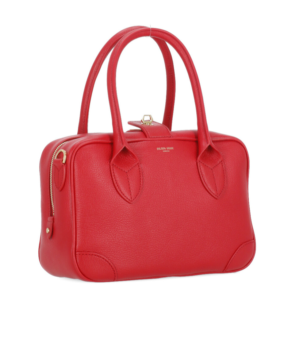 Golden Goose Logo Shoulder Bag In Red