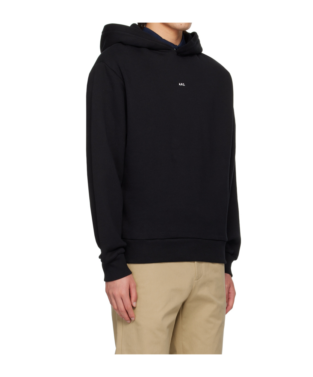 Apc A.p.c. Sweatshirt With Micro Logo In Black