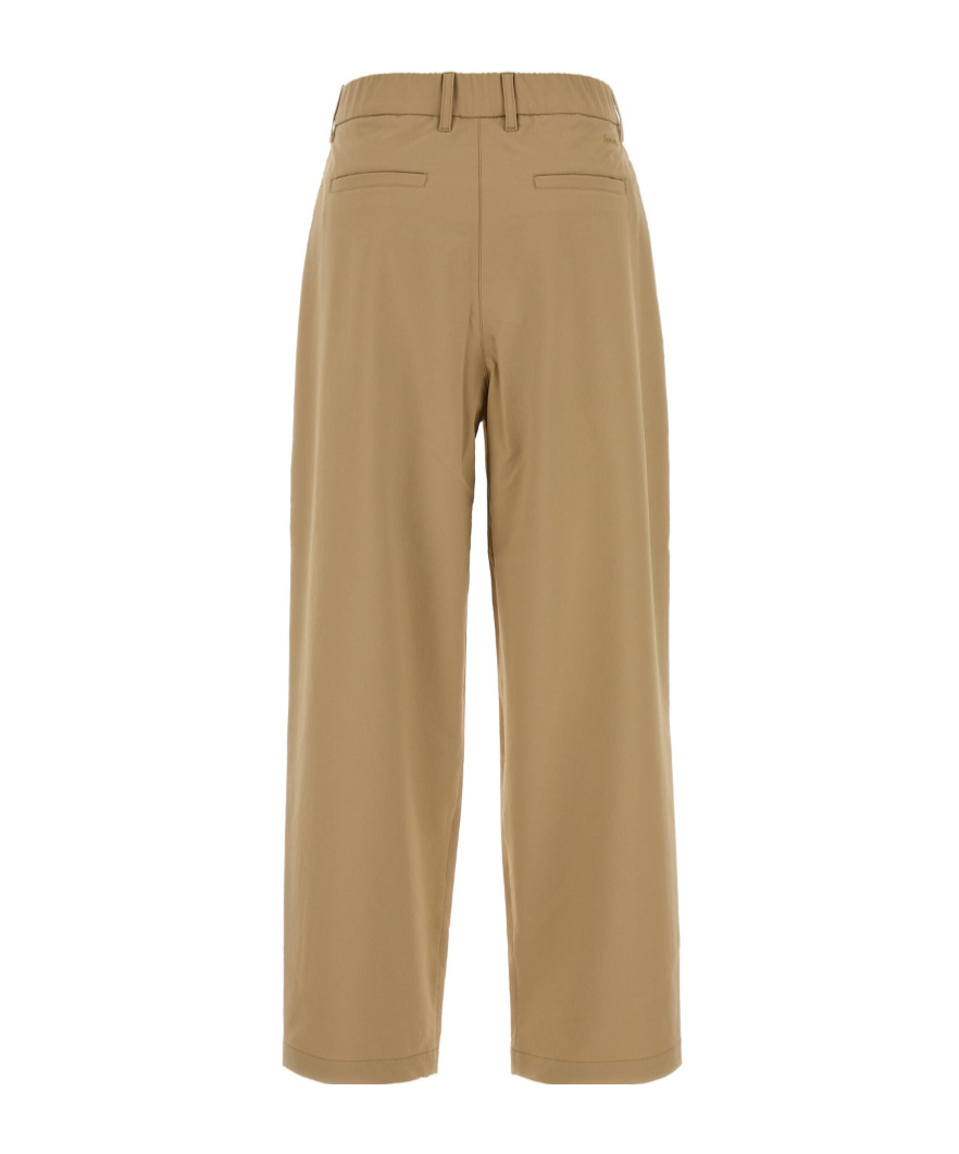 Herno Laminar Wide-leg Pants In Brown
