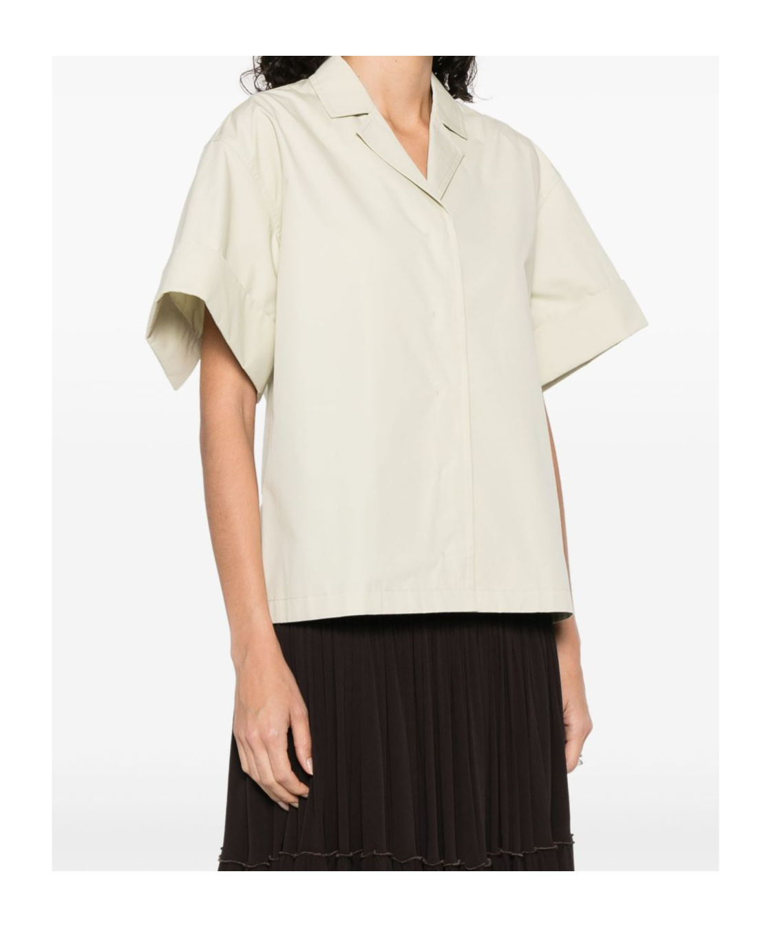 Jil Sander Cotton Shirt In Neutral