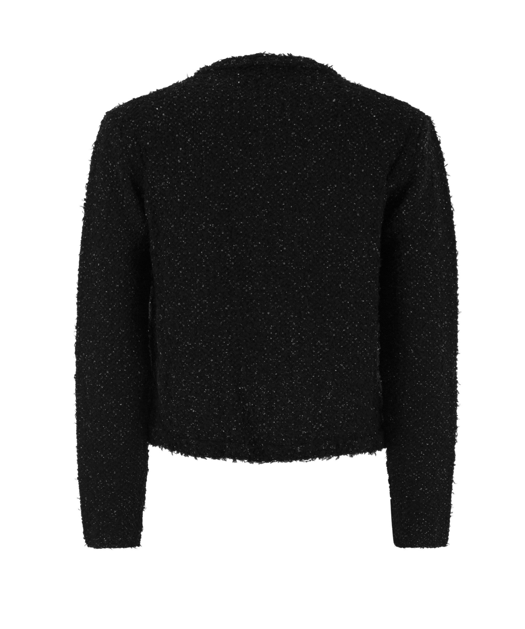 Fabiana Filippi Long-sleeved Cardigan In Black