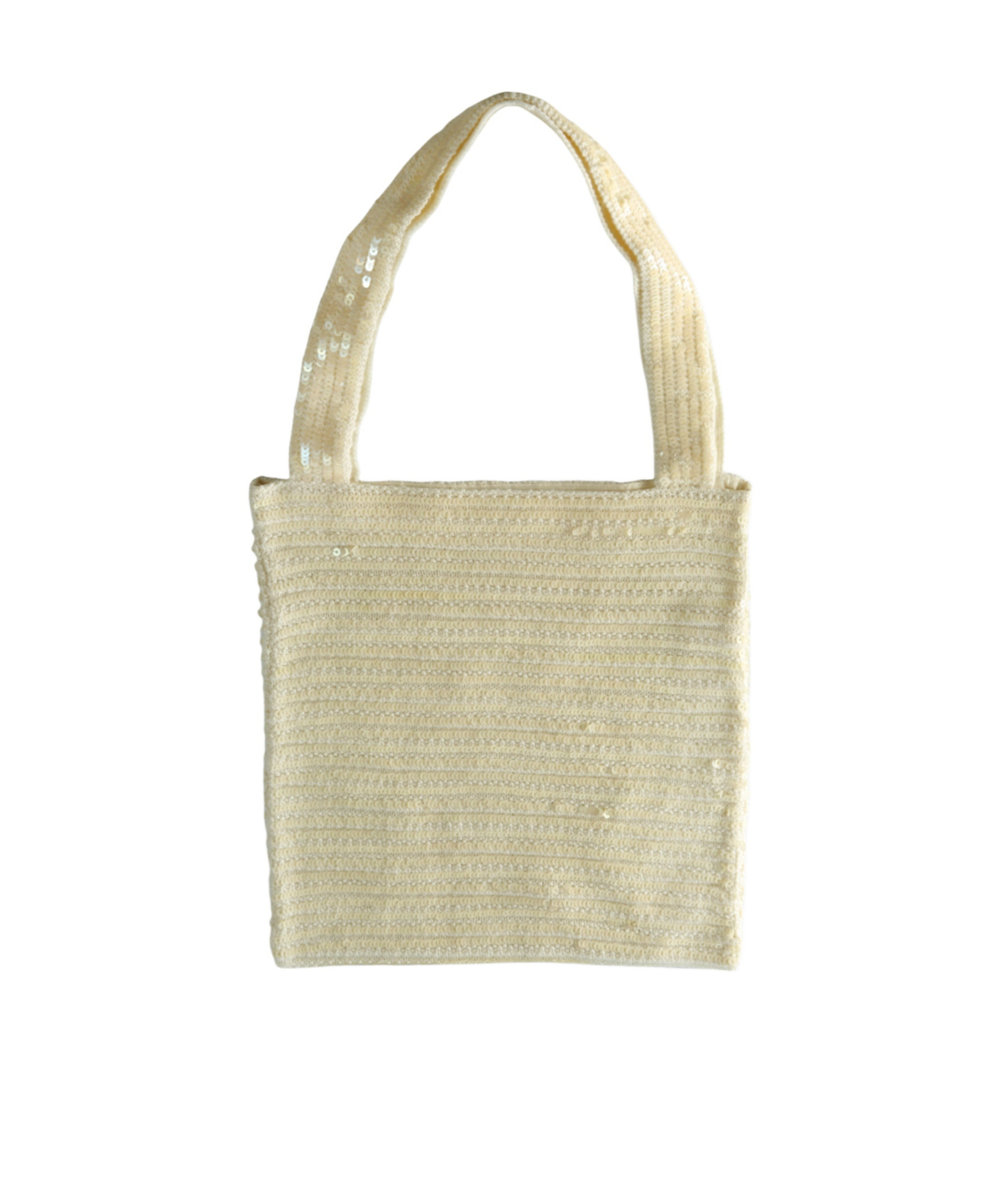 Bode Sequin Tote In White