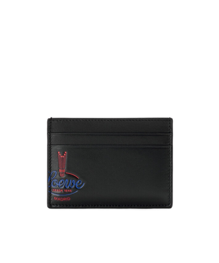 Loewe Logo-print Cardholder In Black