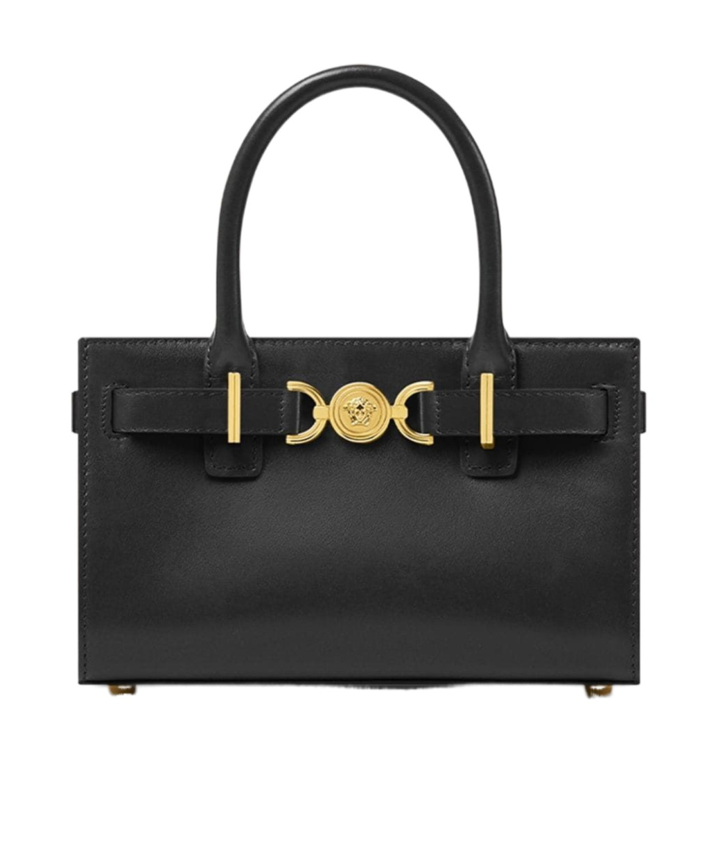 Versace Mini Medusa 95 Tote Bag In Black