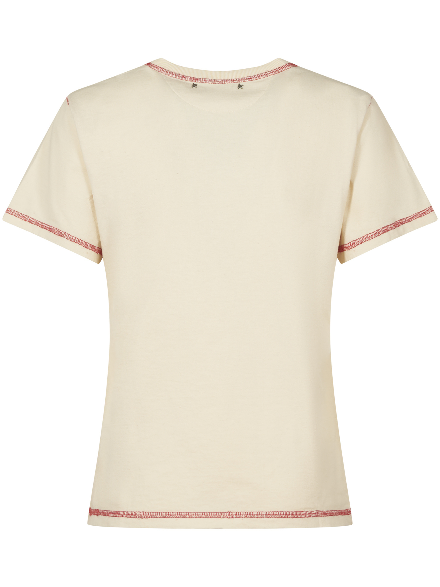 Golden Goose Journey-print Gauze Jersey Short-sleeve T-shirt In White