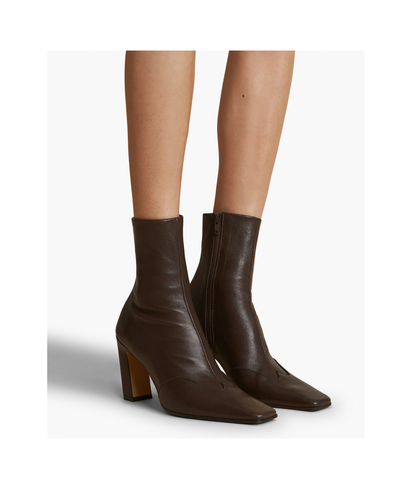 Khaite Nevada Ankle Stretch 85 Boot In Black