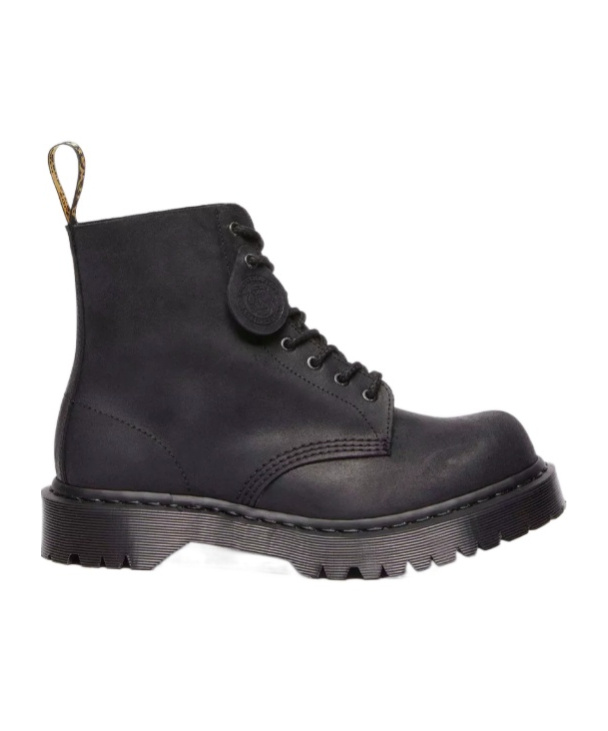 Dr. Martens' 1460 Bex Bump Toe Leather Boots In Black