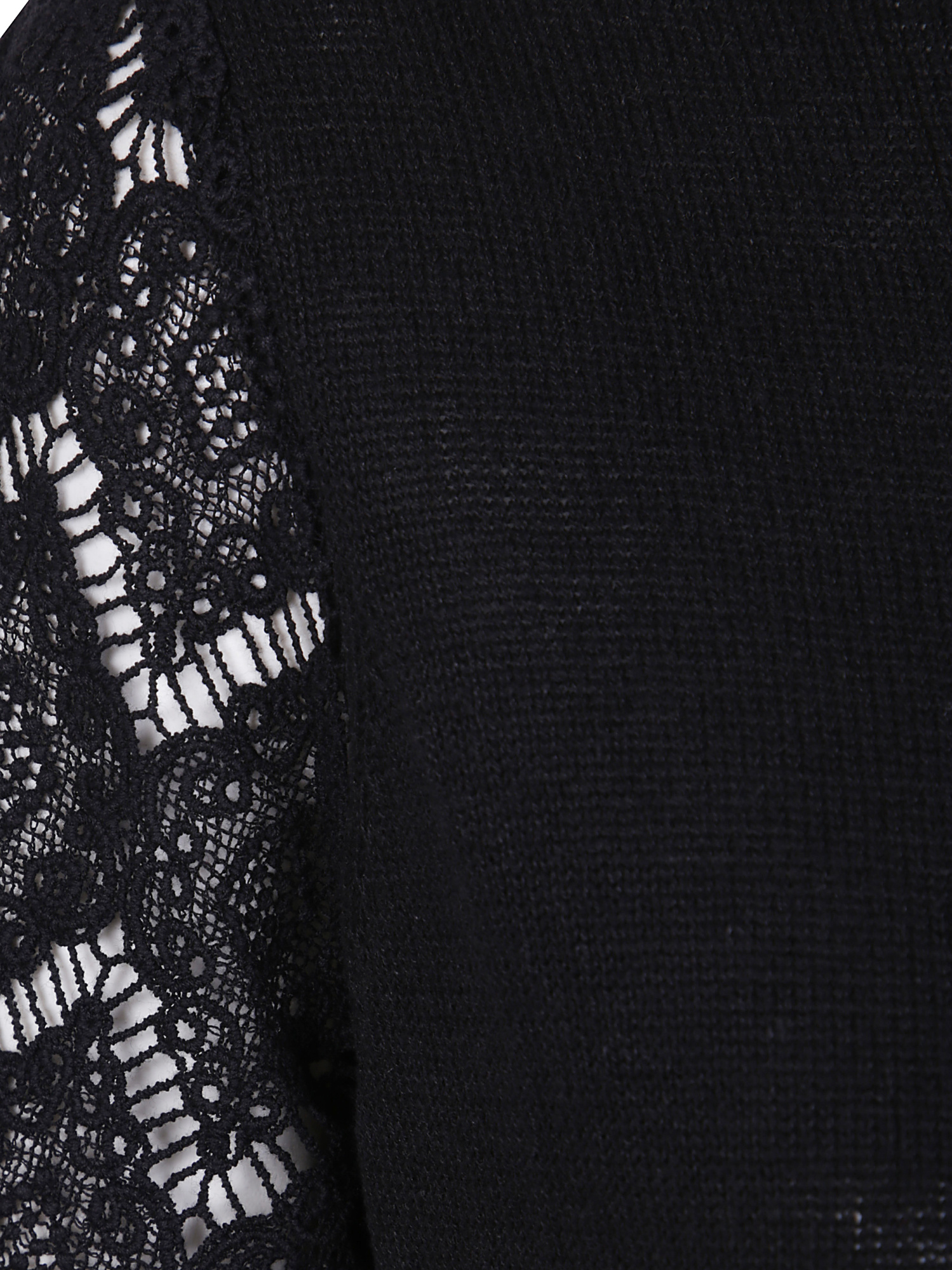 Shop Twinset Lace-sleeved Blouse