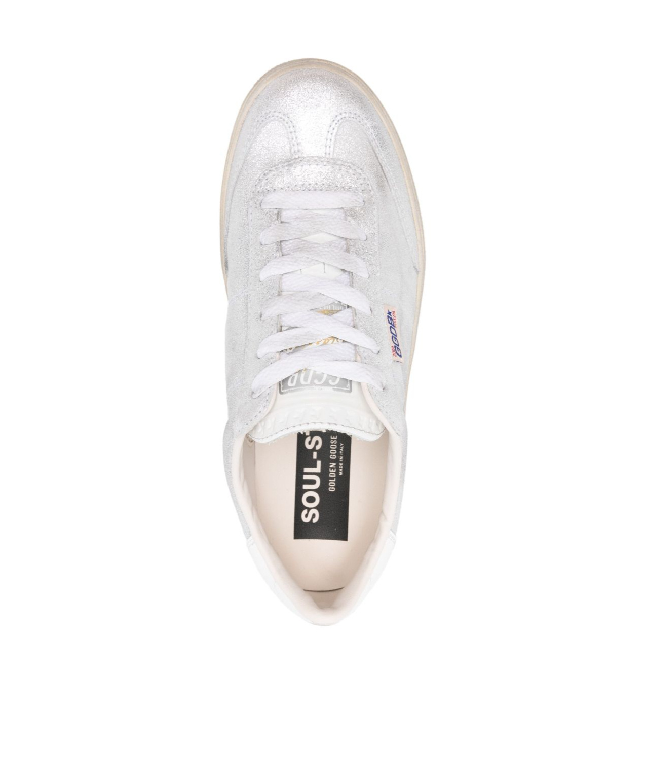 Golden Goose Lace-up Low-top Casual Shoes In White