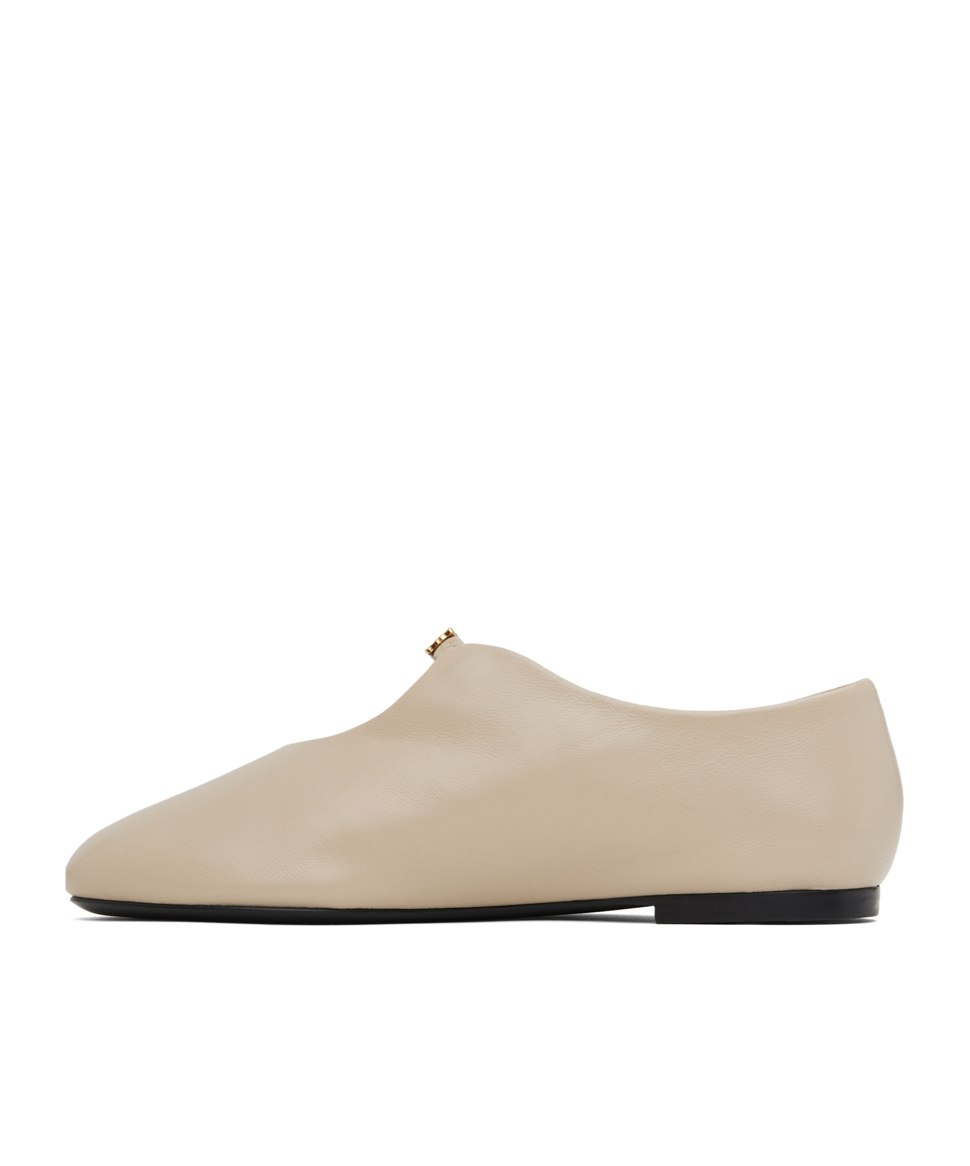 Givenchy Beige 4g Liquid Ballerina Flats In Nude