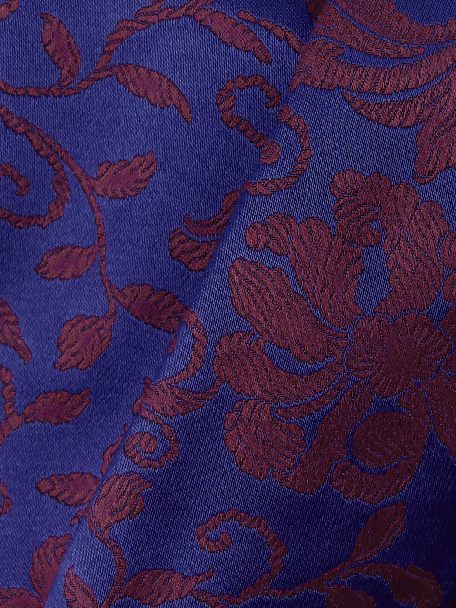 Dries Van Noten Santi Archive Floral Jacquard Satin Peplum Skirt In Red