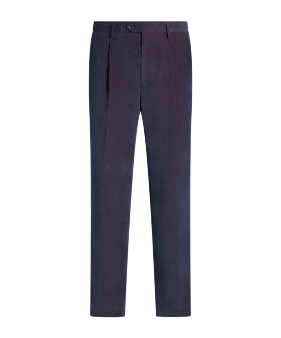 Etro Tailored Velvet Trousers In Black
