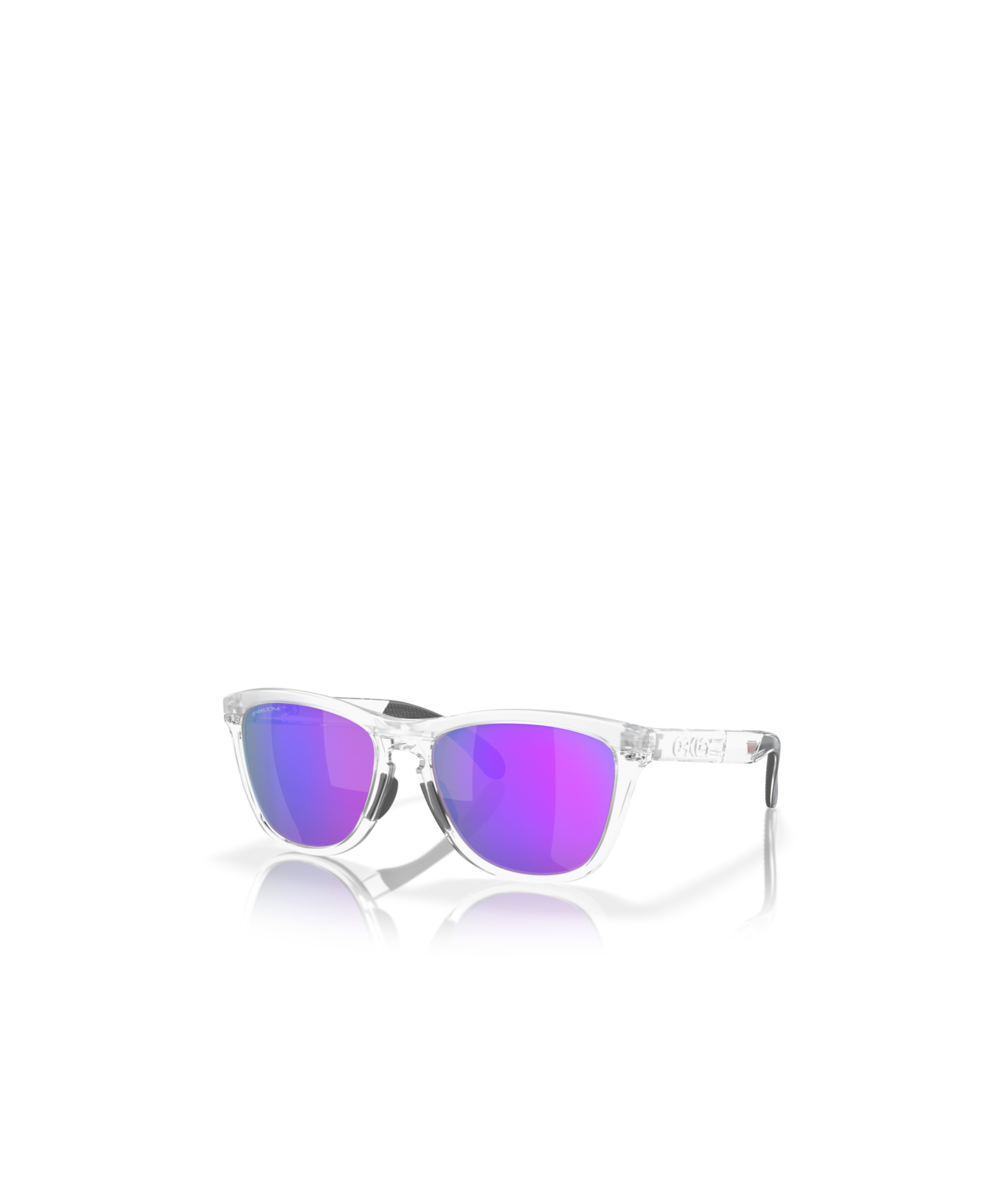 Oakley Frogskins Square-frame Sunglasses In Matte Clear