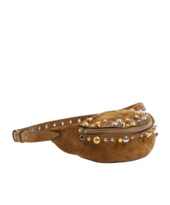 Valentino Zippered Waist Pack In Brown