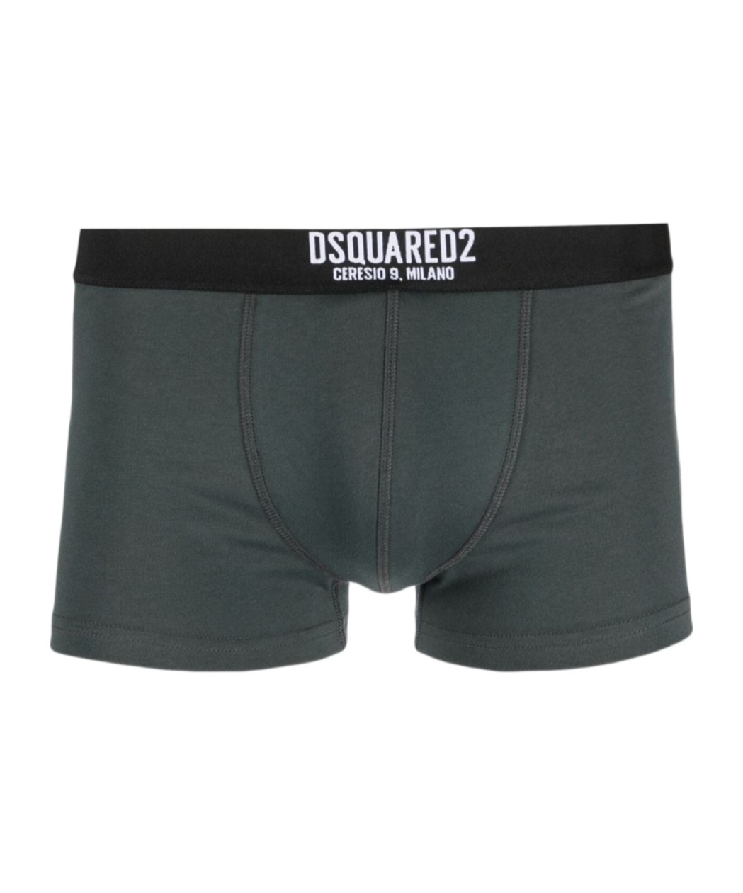 Dsquared2 Logo-waistband Cotton Boxers In Gray