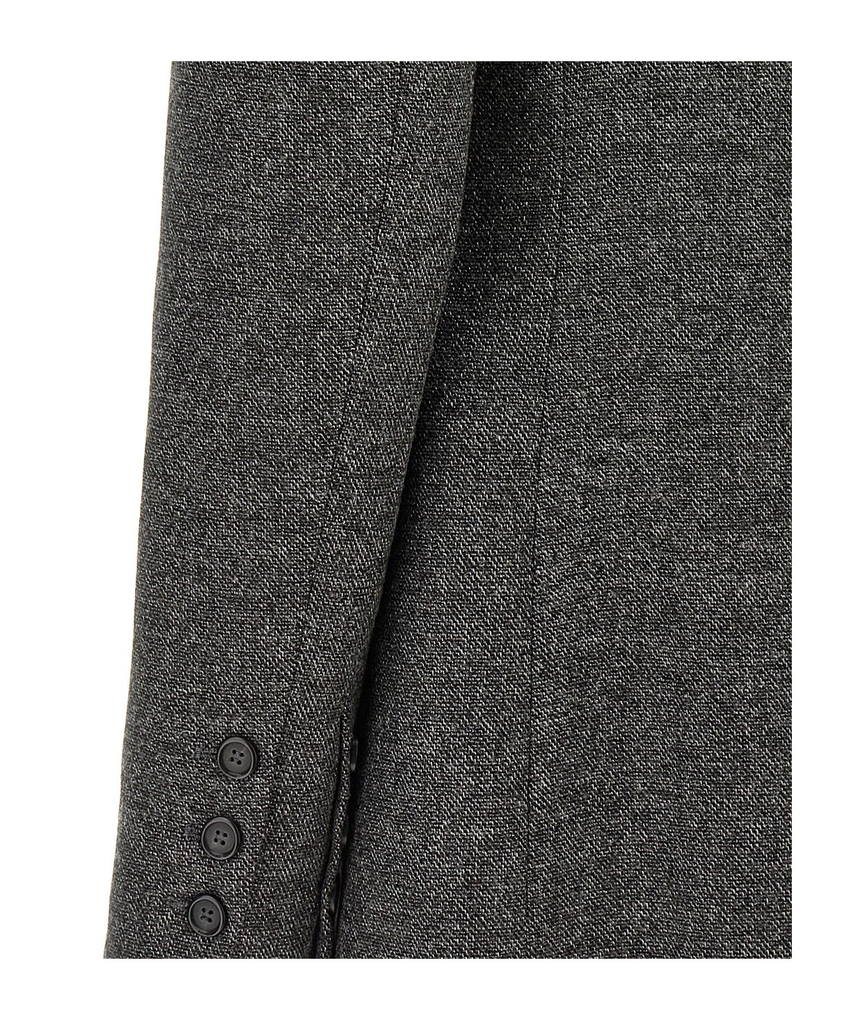Pinko Grey Ruota Blazer In Black