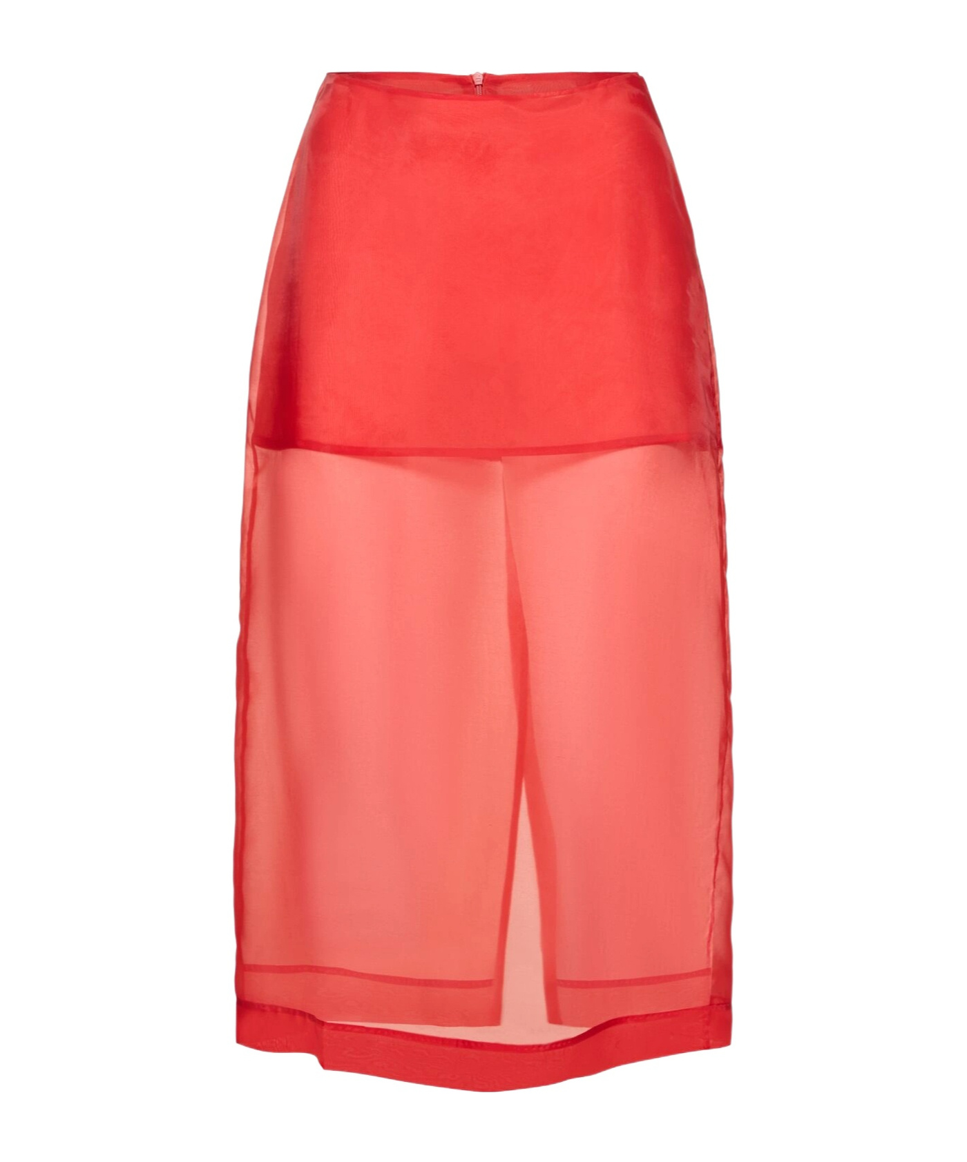 The Frankie Shop Peri Sheer Midi Skirt