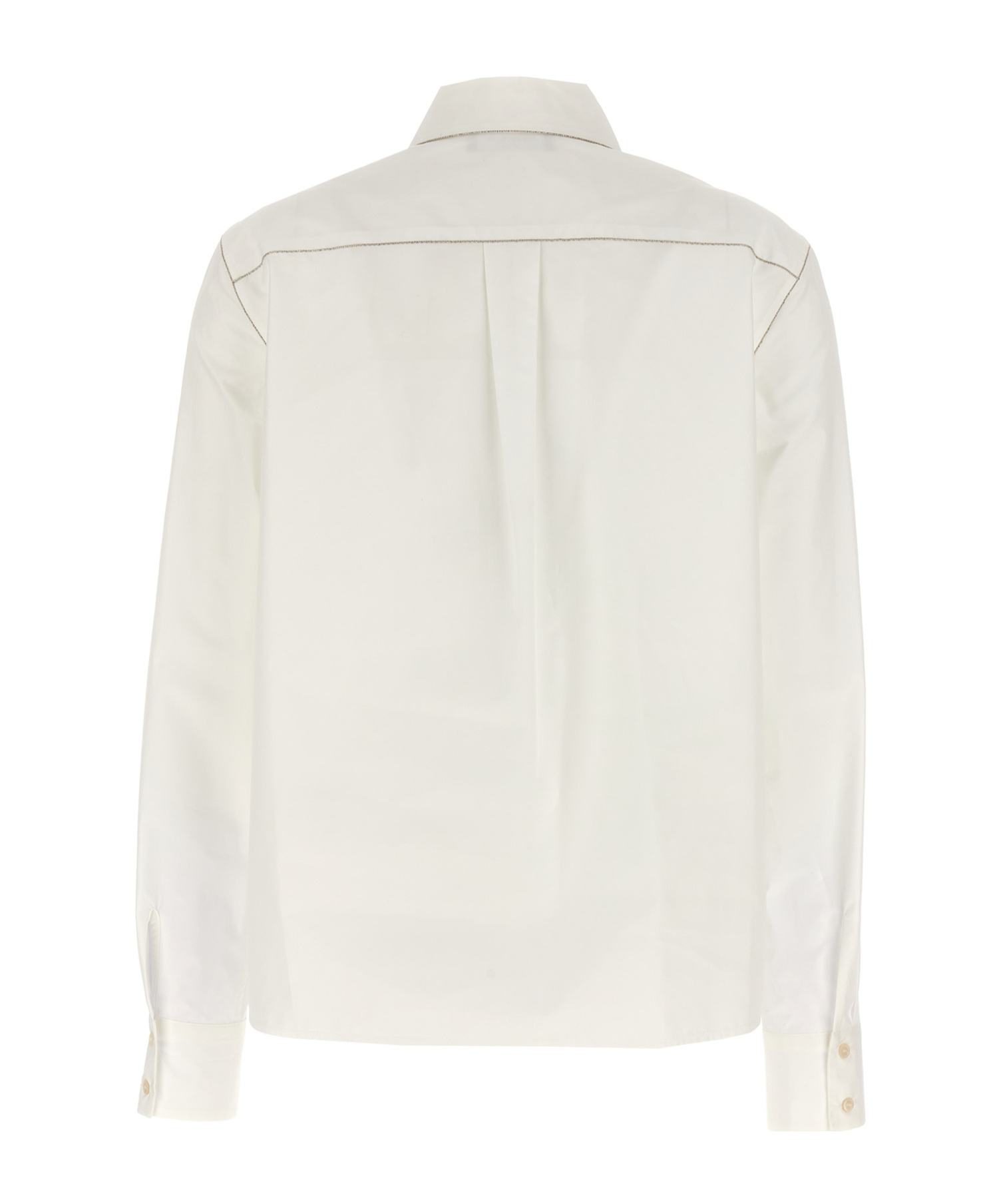 Fabiana Filippi Women's Cotton Poplin Shirt In White
