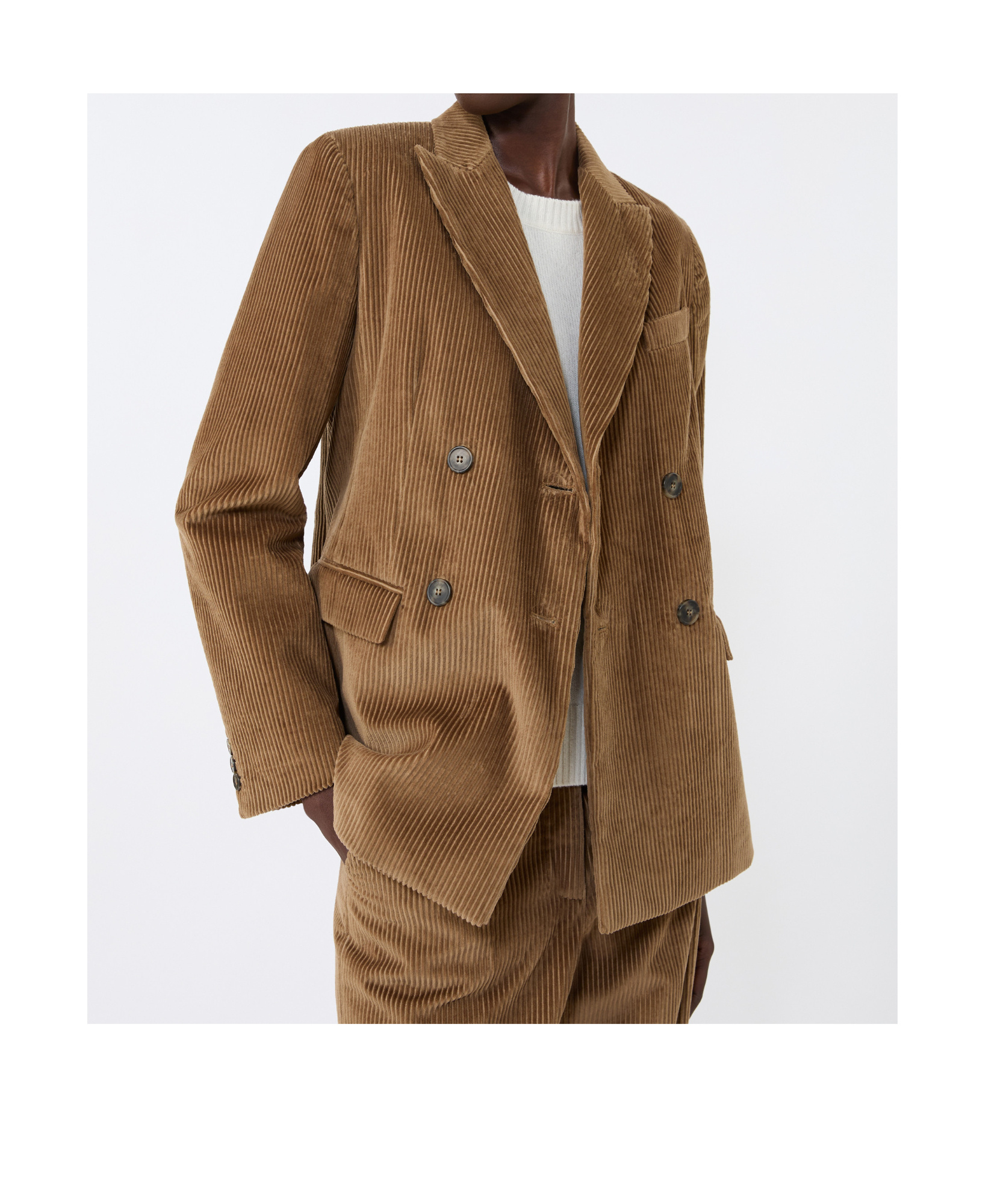 Weekend Max Mara Double-breasted Blazer In Blue